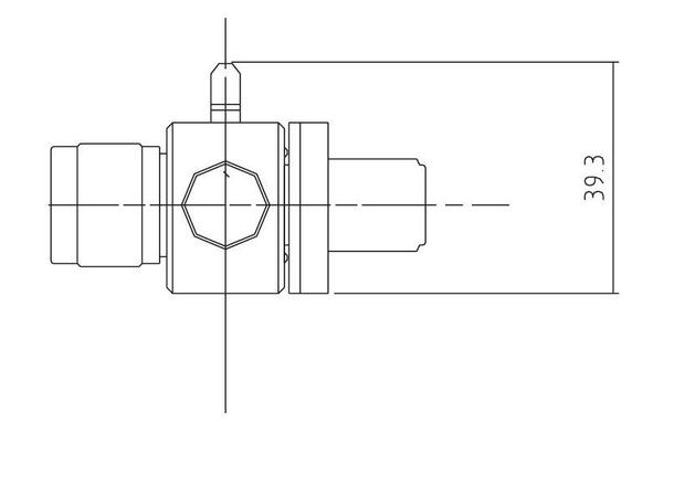 Hakel KO-3GN-FM - RF Coaxvern Vern Coax,<3Ghz, N-male/N-Female utside 